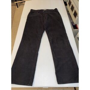 Gap Corduroy Pants Mens 34 x 32 Fit Brown 5-Pocket Straight Leg Stretch